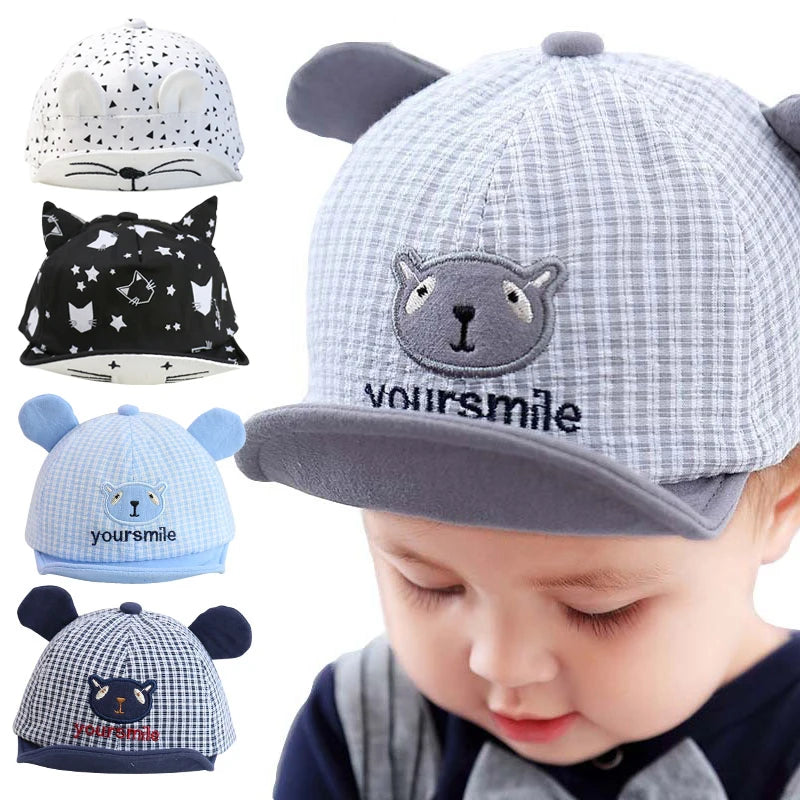 Cartoon Bear Baby Baseball Cap