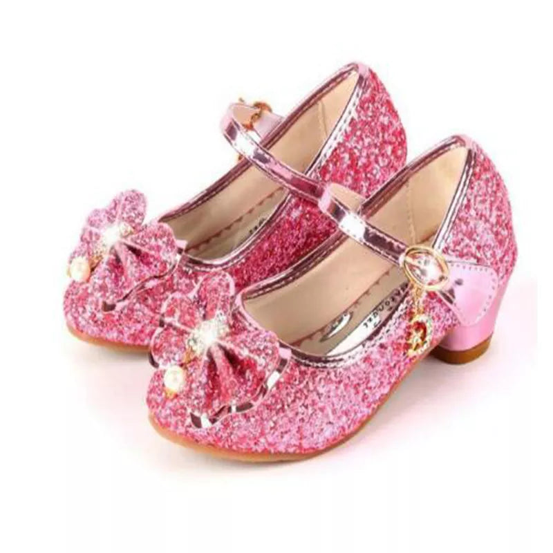 Girl Princess Butterfly Bow Shoes