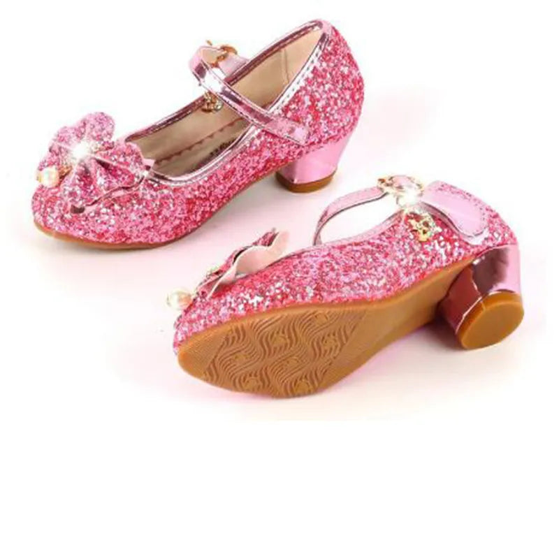 Girl Princess Butterfly Bow Shoes