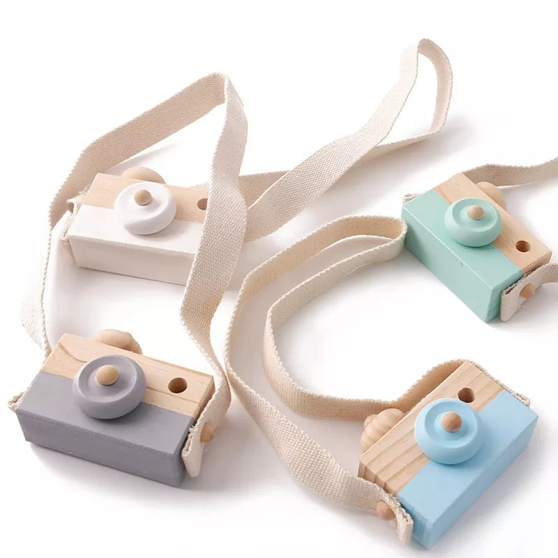 Wooden Fashion Camera Baby Toy