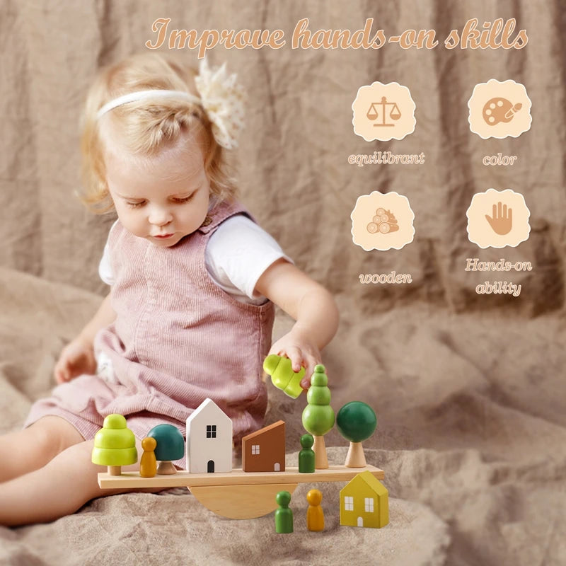 Baby Montessori Sensory Stacking Toys