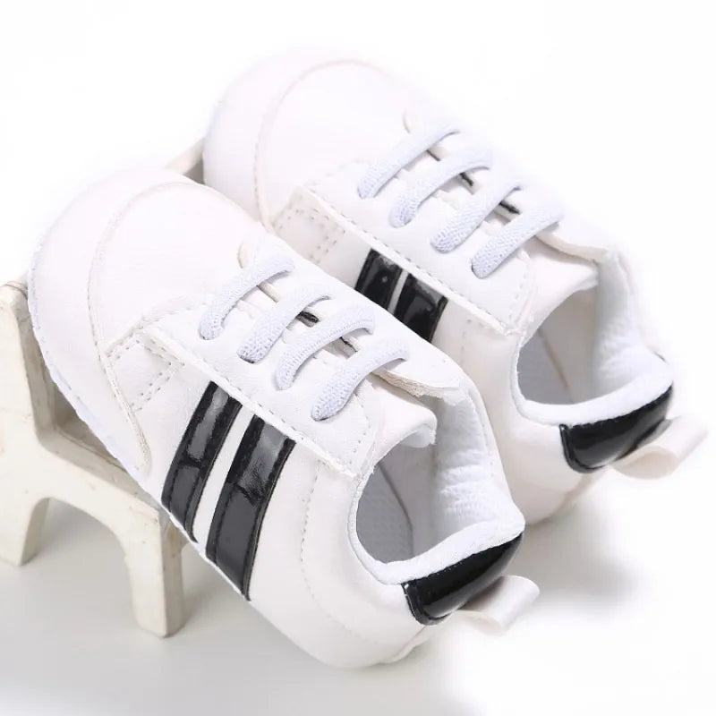 Baby Two Striped First Walkers Sneaker