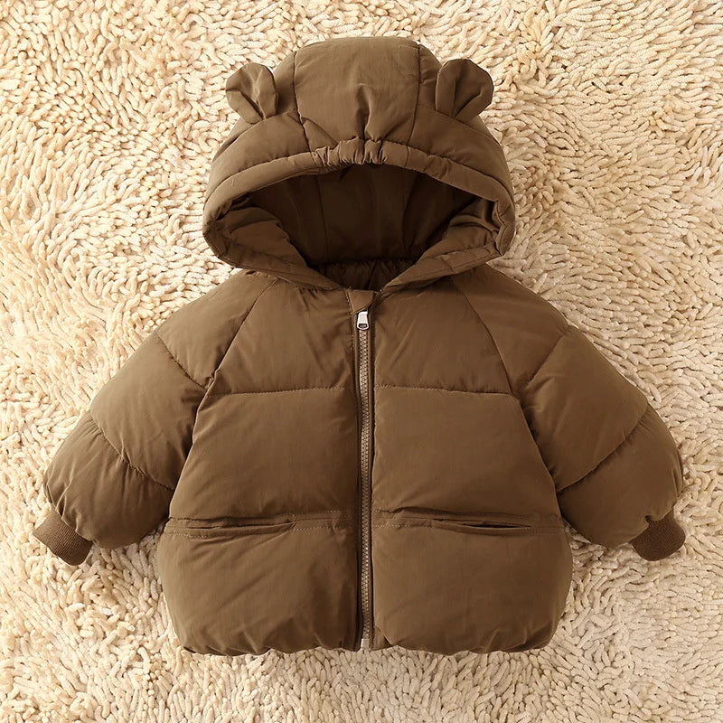 Bear Hooded Baby Winter Coat