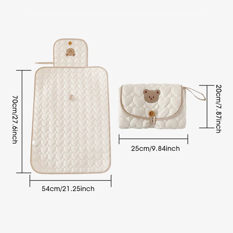 Foldable & Portable Diaper Changing Pad