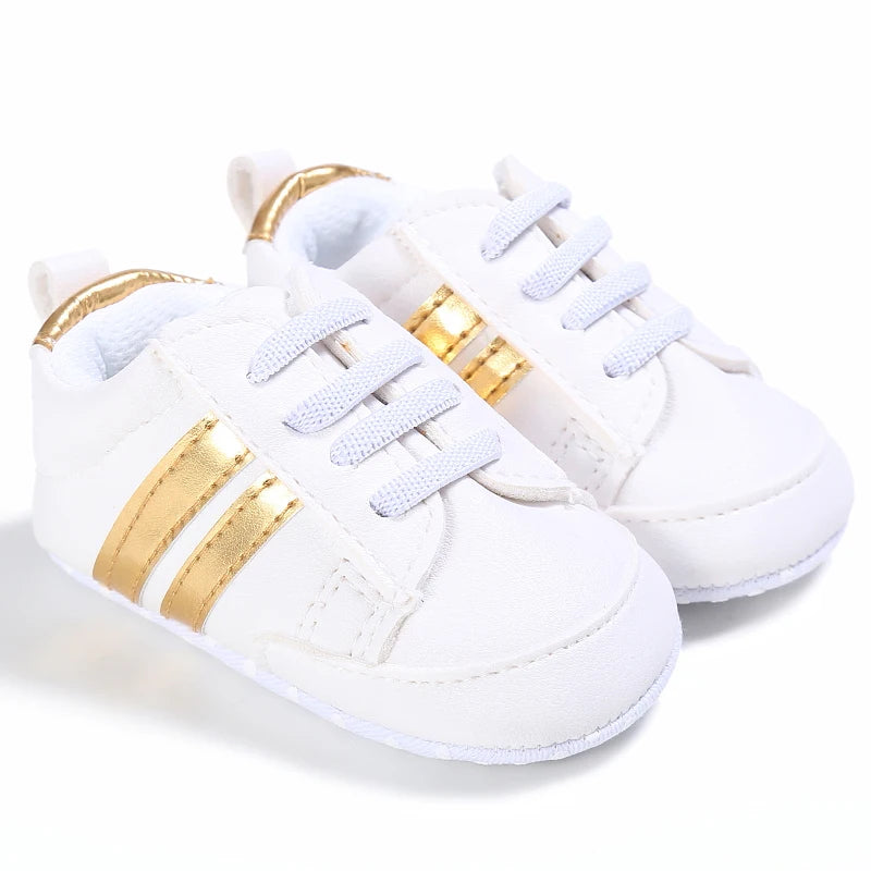 Baby Two Striped First Walkers Sneaker