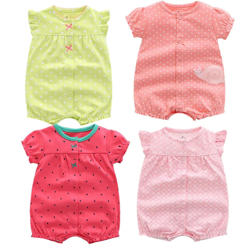 Baby Short Sleeve Rompers