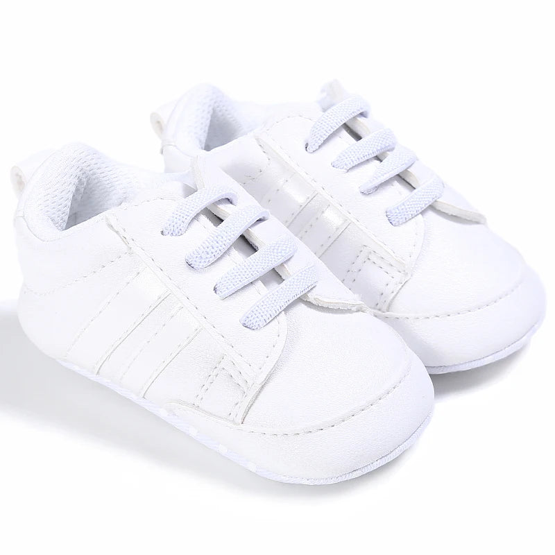 Baby Two Striped First Walkers Sneaker