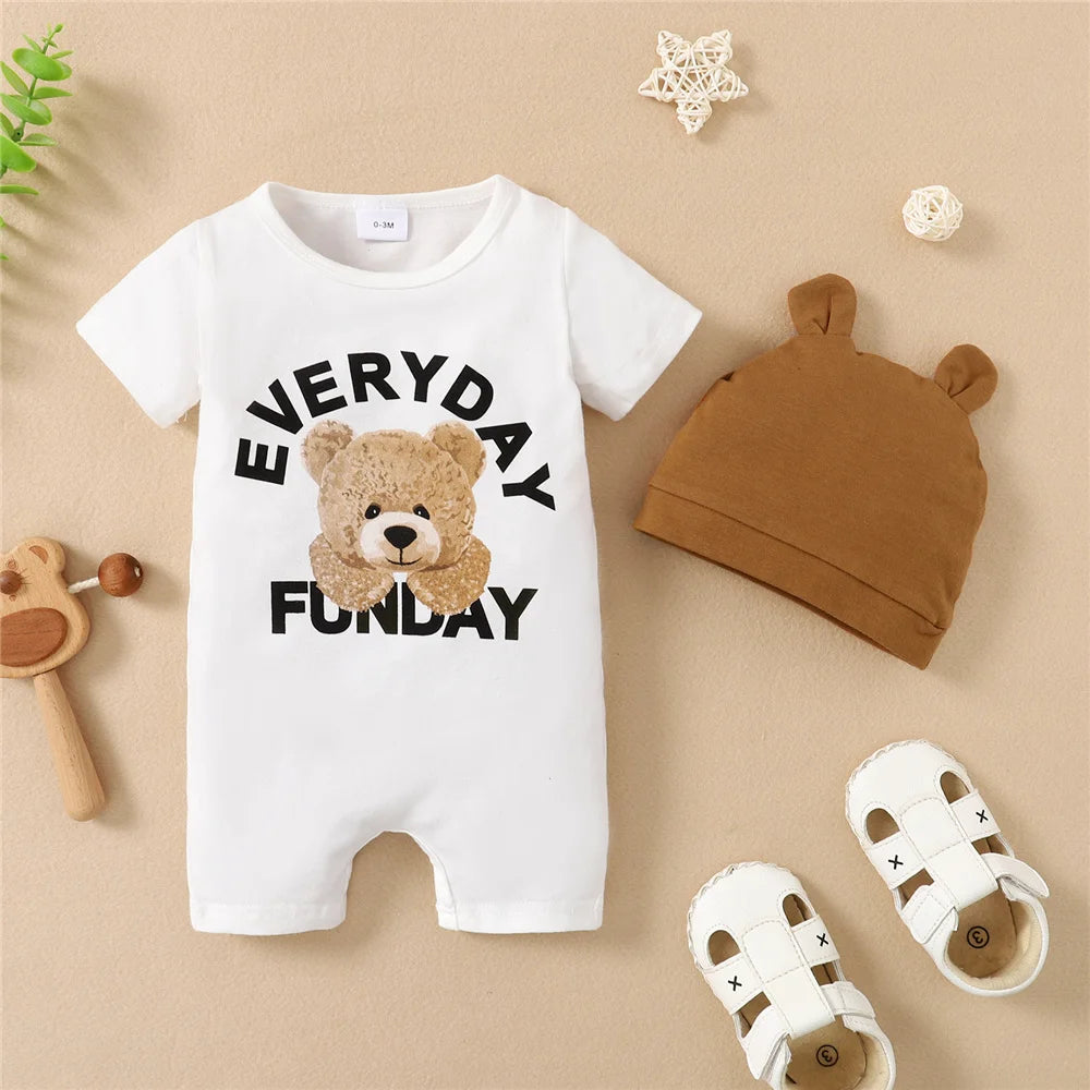 Baby Boy Animal Panda Bear Jumpsuit