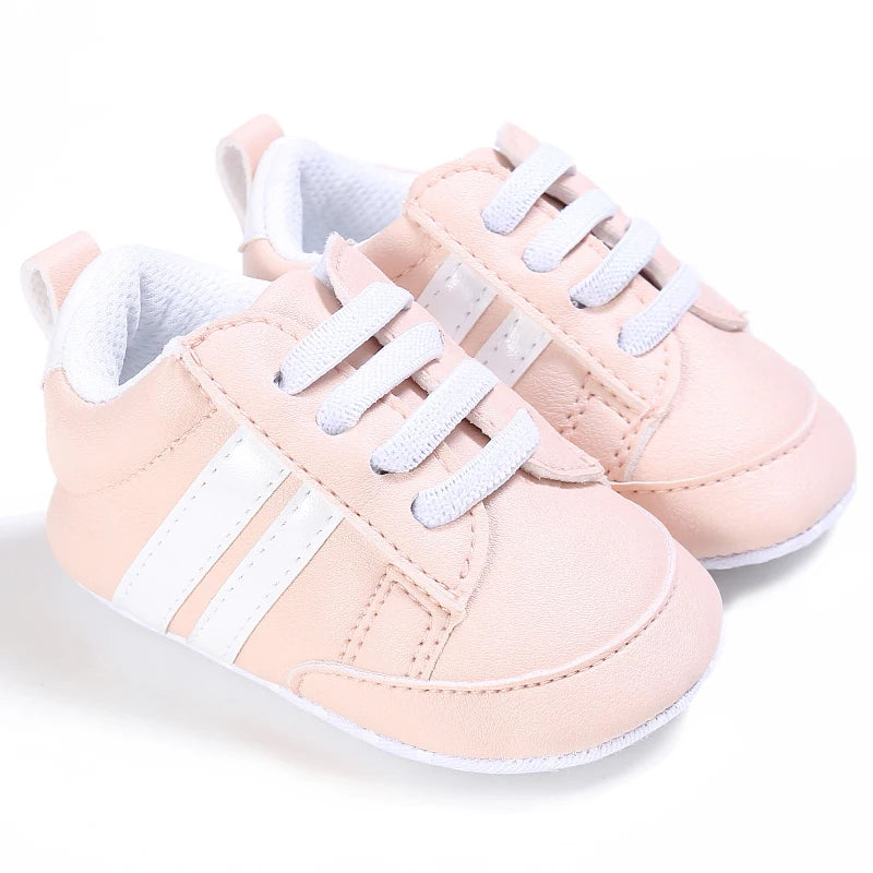 Baby Two Striped First Walkers Sneaker