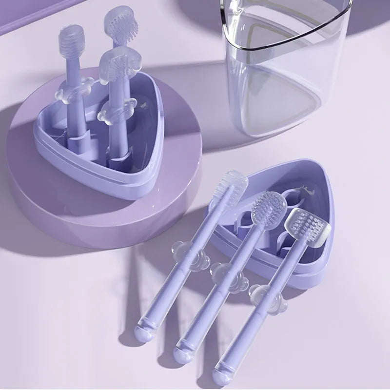 3PCS Baby Teeth Oral Care Cleaning Set