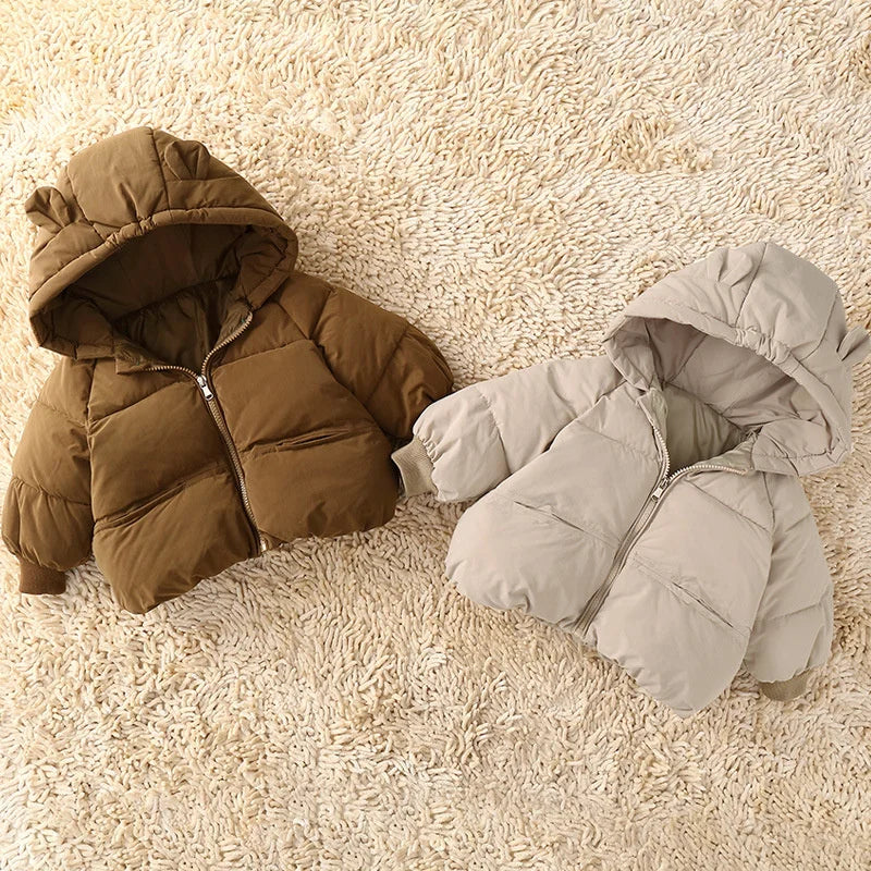 Bear Hooded Baby Winter Coat