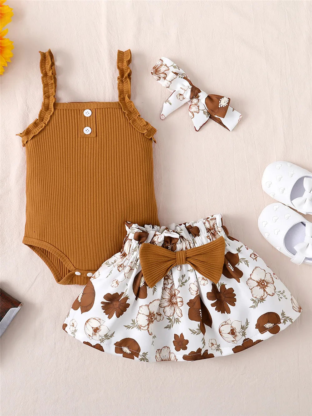 Summer Infant Girl Casual Outfit Suit