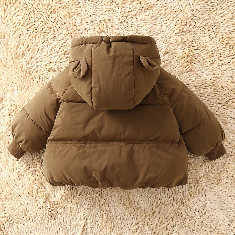 Bear Hooded Baby Winter Coat