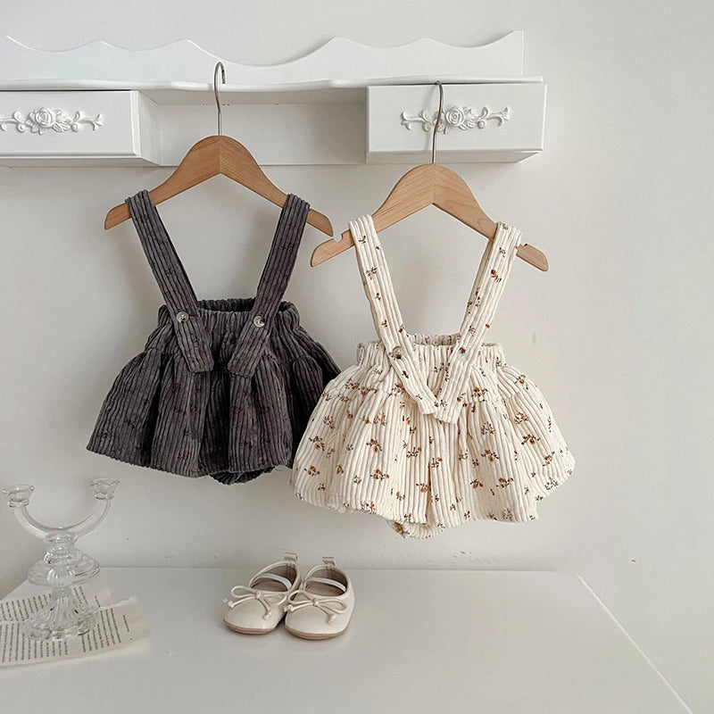 Spring & Autumn Baby Girl Outfit Set