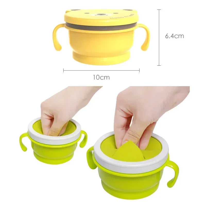 Spill-Proof Baby Snack Cup With Lid