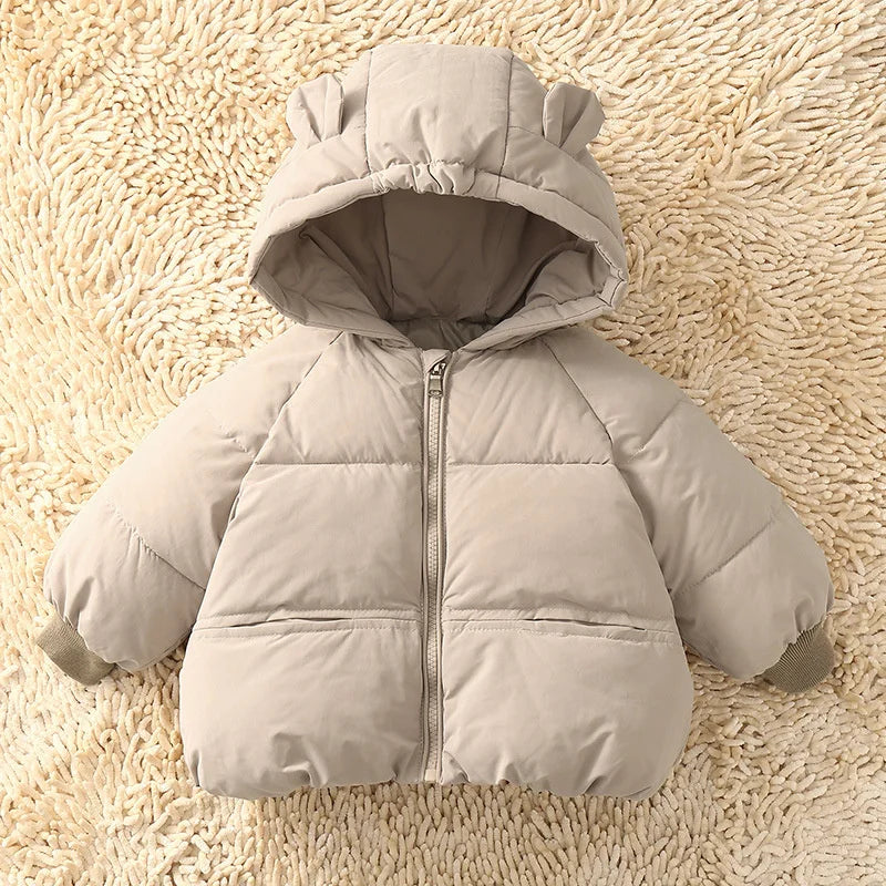 Bear Hooded Baby Winter Coat