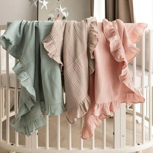 Cotton Baby Wrap Gauze Blanket