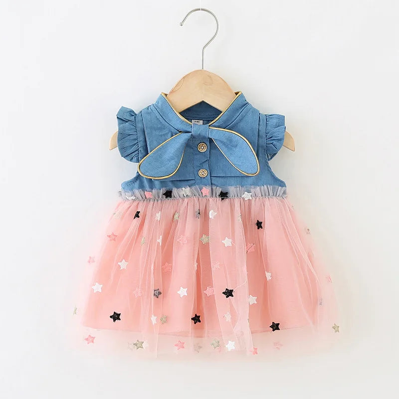 Baby Girls' Little Flying Sleeve Dress